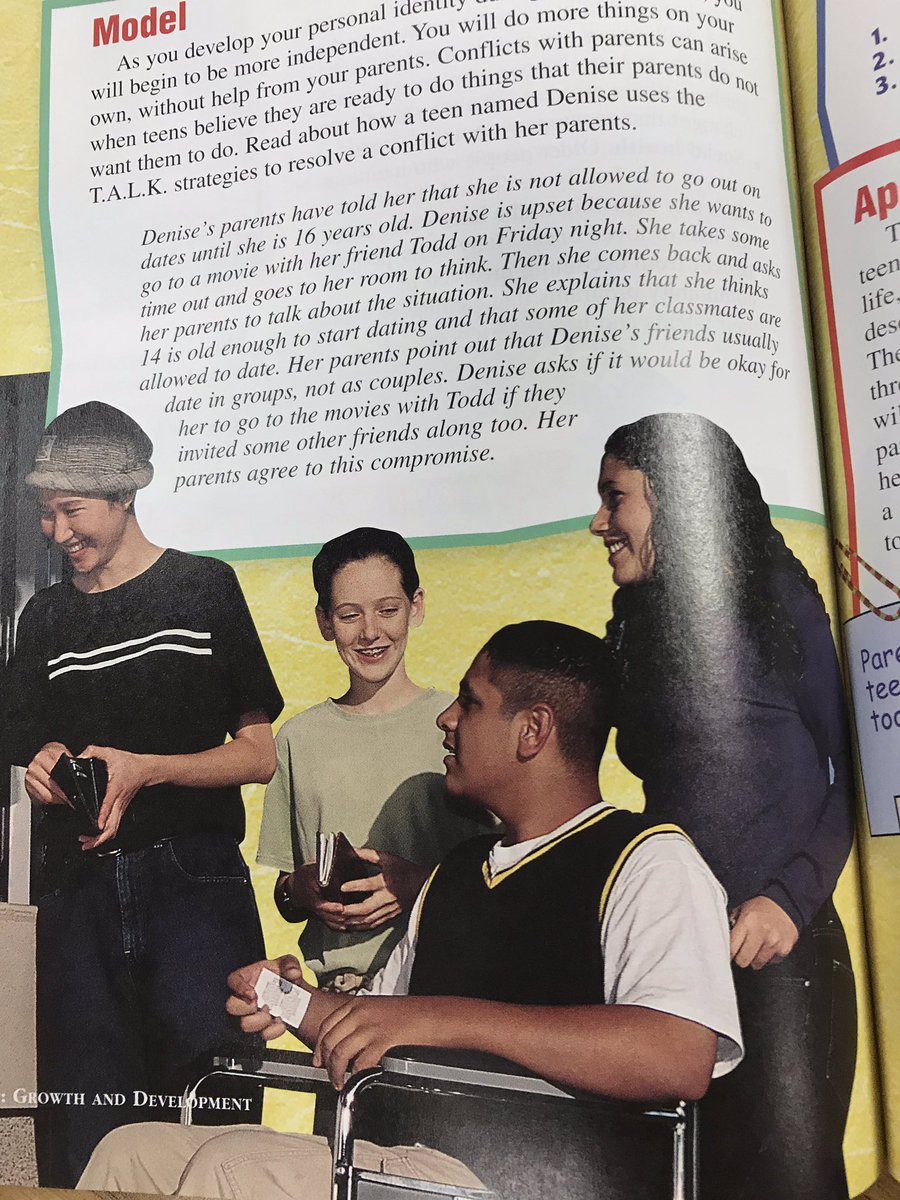 JillianSolan's tweet photo. #EDUC300 #Sect006 @janae_yoder This textbook did a great job of providing nonstereotypical pictures. We didn’t find any bias in this textbook. https://t.co/DeZLsT5hLD