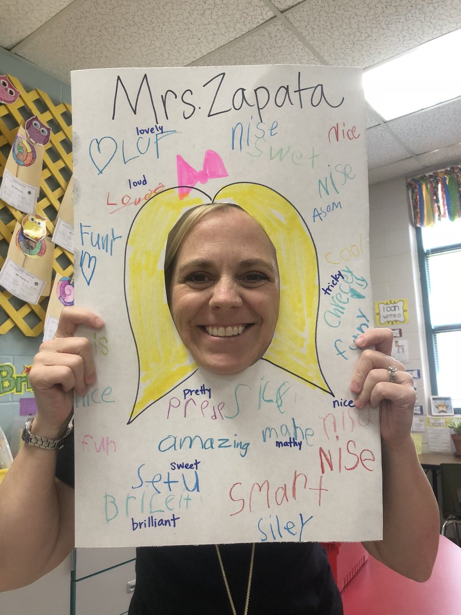 LauraAnnZapata1's tweet photo. A lesson on adjectives turned into a lesson about kindness as we described our friends.  ❤️❤️❤️#TurnerTribe #WillisIsHere https://t.co/ka88JnAaXa