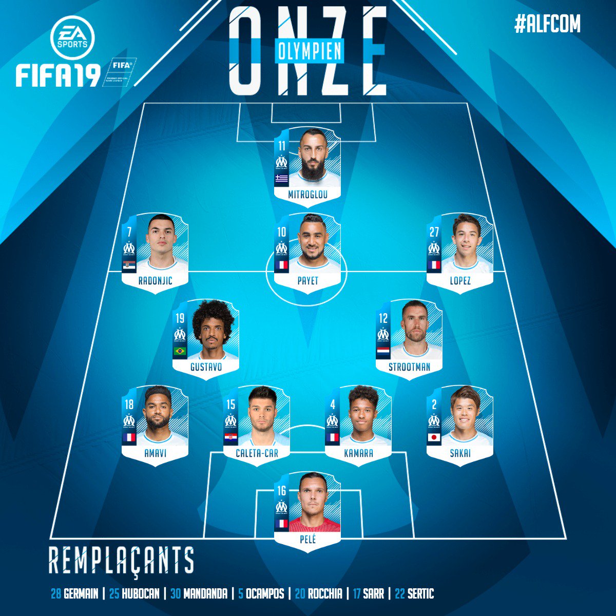 OM_Officiel's tweet photo. Le 1️⃣1️⃣ Olympien pour affronter l'@APOLLONOFFICIAL ! https://t.co/3FCcIn6tbP