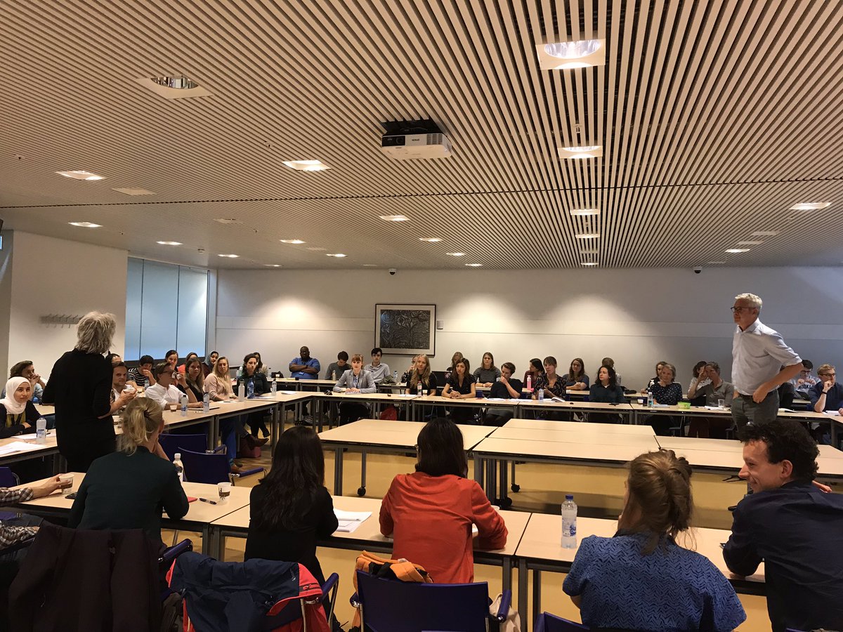 In full flow <a href="/MarionKoopmans/">Marion Koopmans, publications: https://pure.eur.nl</a> &amp; Ron Fouchier (not on Twitter) incredibly energised group-equitable access,models R&amp;D,ethics,research culture,diversity,real discovery science,go with your dreams or try &amp; fit funders,silo human/animal/environment-3hrs could have been 6 <a href="/ErasmusMC/">Erasmus MC</a>