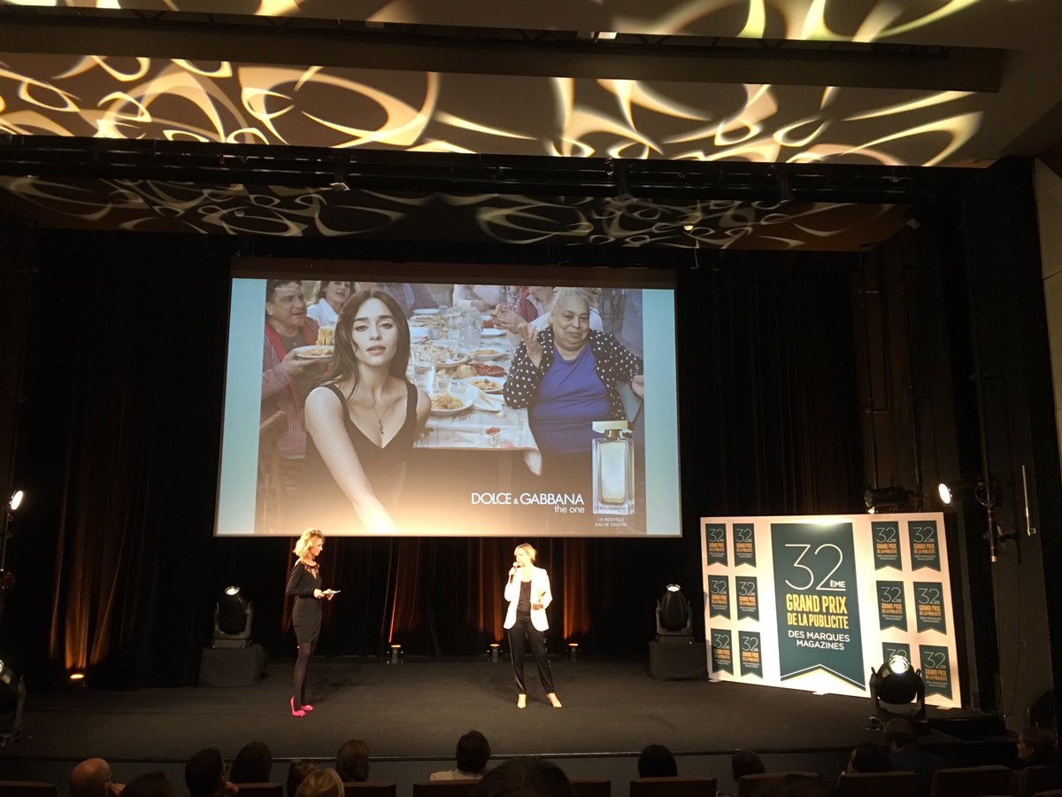 Prix pour Dolce Gabanna mais aussi une des pubs qui a obtenu un des meilleurs scores émotionnels mesurée par Datakalab et Opinion Way ! #datakalab #opinionway