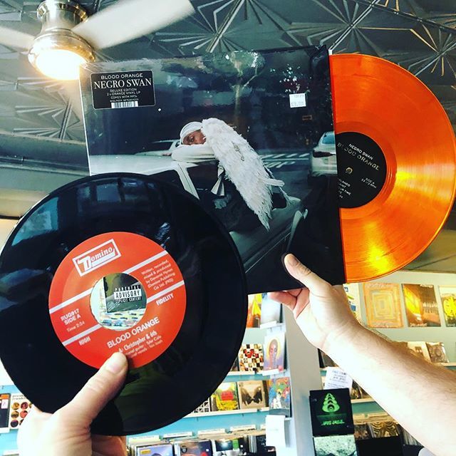 Guestroom Louisville on Twitter: "Tomorrow!!!! Blood Orange aka @devhynes “Negro Swan” has finally arrived on vinyl. Soooo happy. 🧡 We have limited edition vinyl bonus 7”s, but don't sleep '