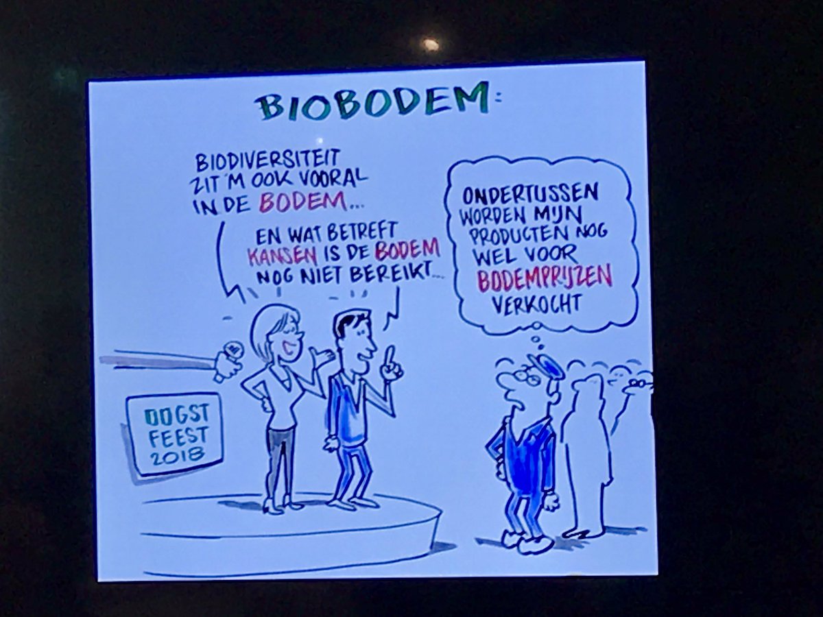 mveldhuis76's tweet photo. Hoe Gertjan Kleijne als #cartoonist tegen het #oogsfeest 2018 met thema #biodiversiteit aankeek. Een serieuze zaak, maar humor is altijd goed😁👍🏻 #lol @Kloink @staatsbosbeheer @glk @Natuurmonument @GelderseNMF @IVNGelderland @SLGelderland https://t.co/nIRdAEHqIy