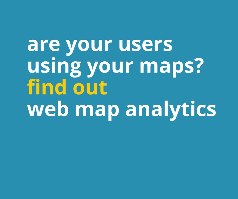 maptiks's tweet image. Are your users using your maps? #gis #AGOL #leafletjs
