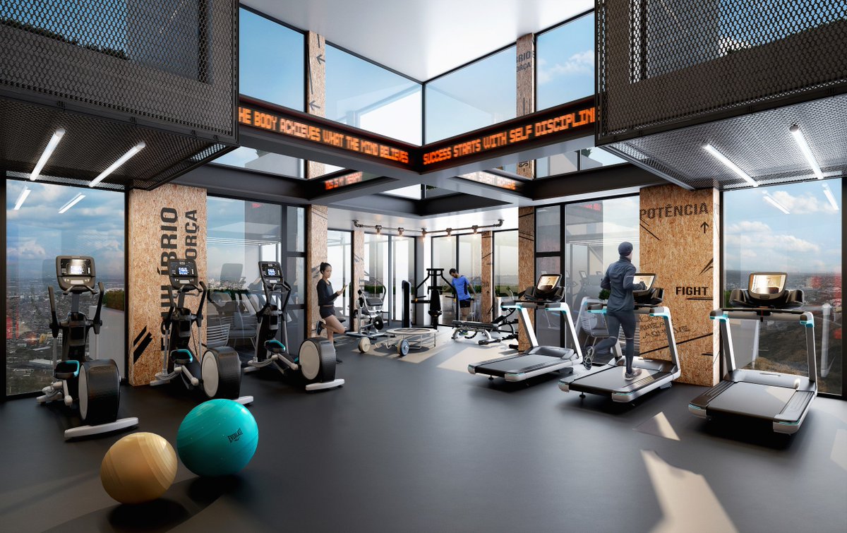 provisualcg's tweet image. #InteriorDesign #3drendering #GYM for the #hospitality industry