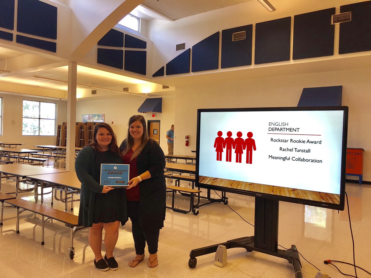 Shout out to <a href="/mstunstall_nshs/">Ms. Tunstall</a> for being a #RockstarRookie and modeling the Meaningful Collaboration pillar of #TheNorthSpringsWay 🎉🏅
