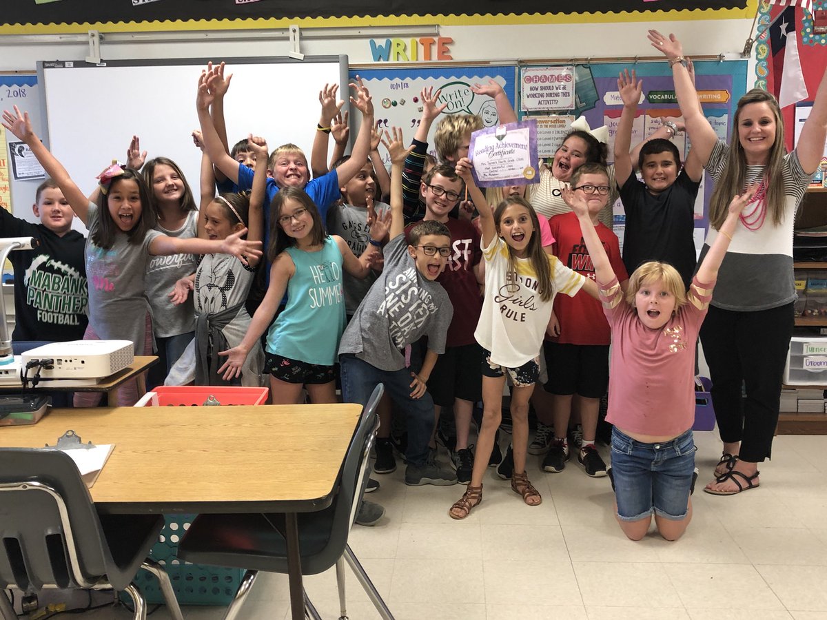 kturner02's tweet photo. Our class received the most successful class for the month of September in Accelerated Reader! @central_mabank #waytogo #reading https://t.co/9m8yolh9UA