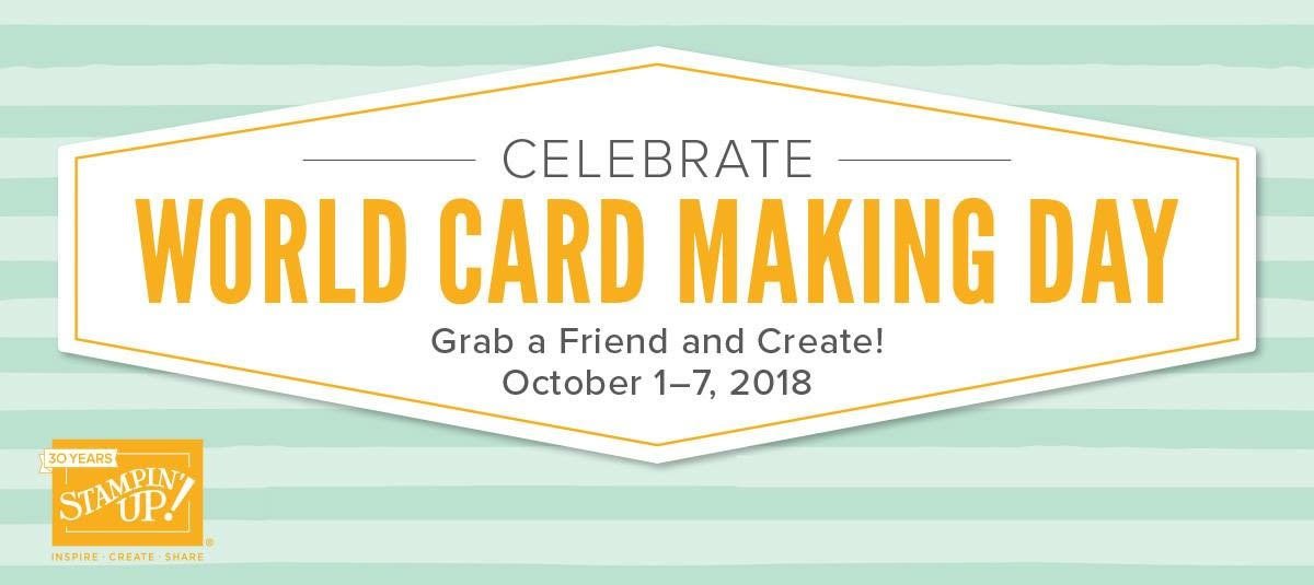 KarenStamps's tweet image. Stampin' Up! is celebrating World Card Making Day all week with a special 10% off sale on select products! ow.ly/6UX030m2p4u  #stampinup #wcmd #cardmaking