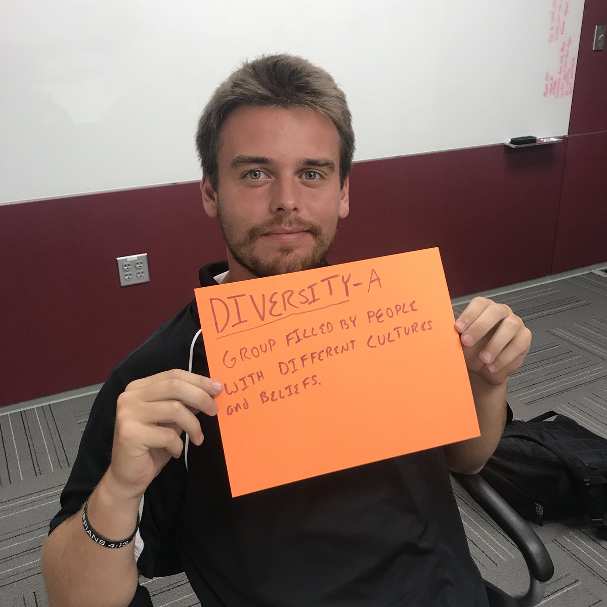 CscSaac's tweet photo. Todayโs theme is โDiversity is...โ or โInclusion is...โ we are asked to give our own definition of what diversity or inclusion looks like in our lives. CSC SAAC members defined diversity and would like to share their thoughts! #NCAAInclusion #rmacinclusion @csceagles https://t.co/hNAqO4mJJd
