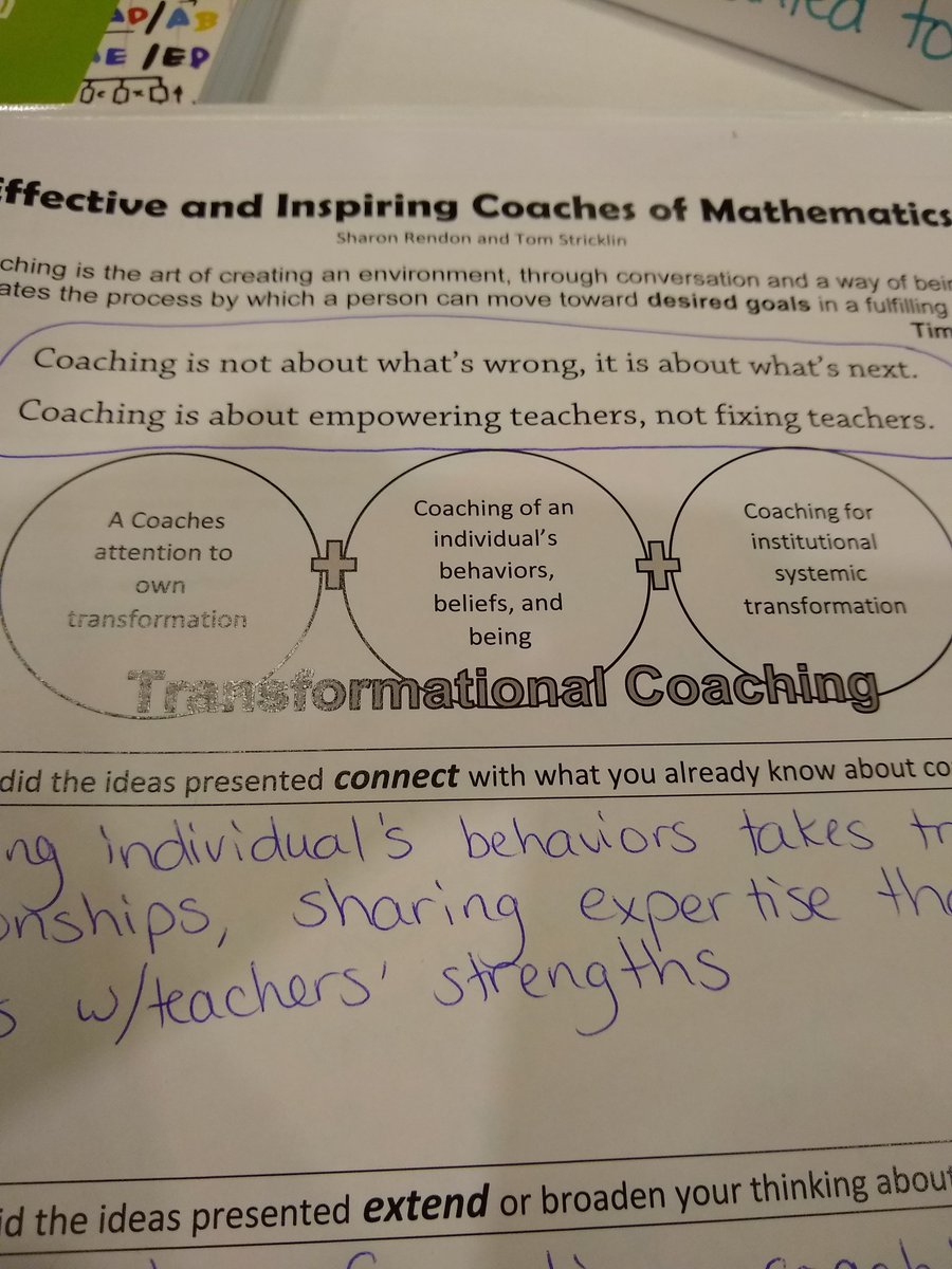 Coaching is not about what's wrong, it is about what's next... #NCSMCoaching