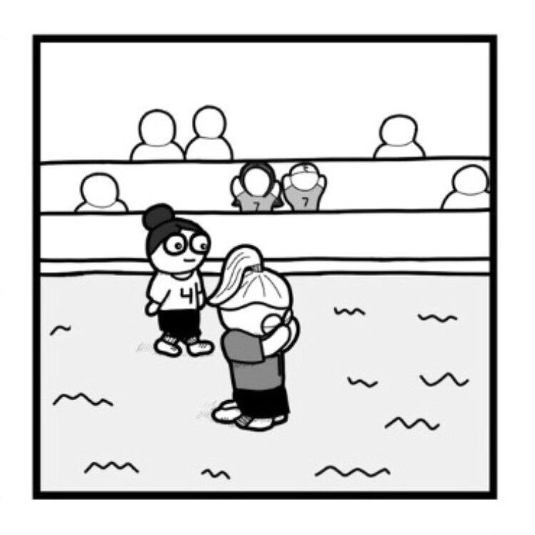 CMetCommunity's tweet photo. "I didn't care whether you scored a goal, I didn't care whether you made a mistake, all I cared about was that you tried your hardest" 

comic by // comig gan @KevAndLyss 

#ParentsinSportWeek2018 #ParentsInSport @sport_wales @SportParentEU @NSPCC https://t.co/DF2PVtqc1H