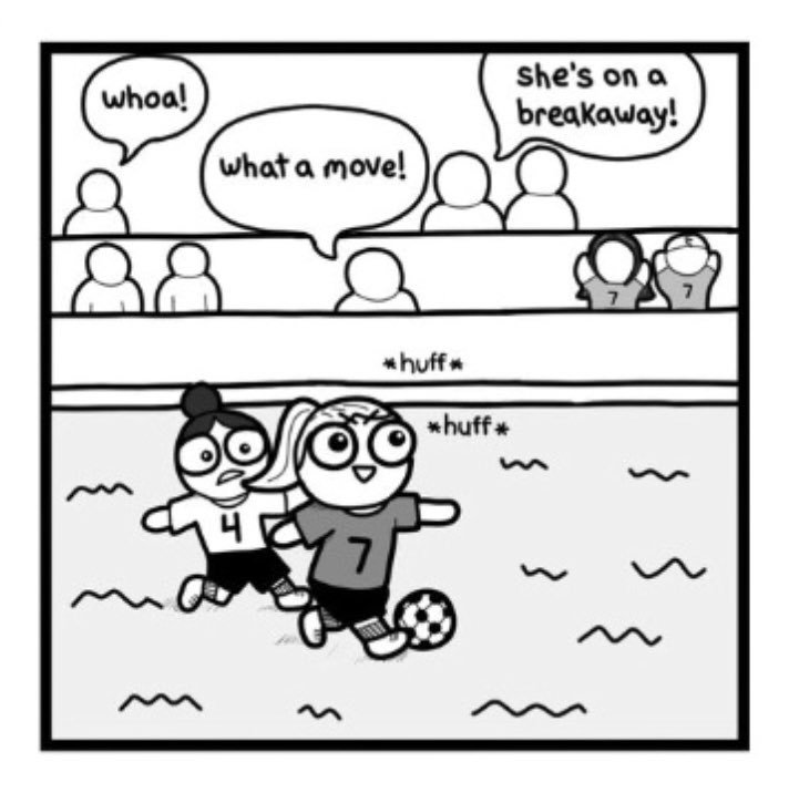 CMetCommunity's tweet photo. "I didn't care whether you scored a goal, I didn't care whether you made a mistake, all I cared about was that you tried your hardest" 

comic by // comig gan @KevAndLyss 

#ParentsinSportWeek2018 #ParentsInSport @sport_wales @SportParentEU @NSPCC https://t.co/DF2PVtqc1H