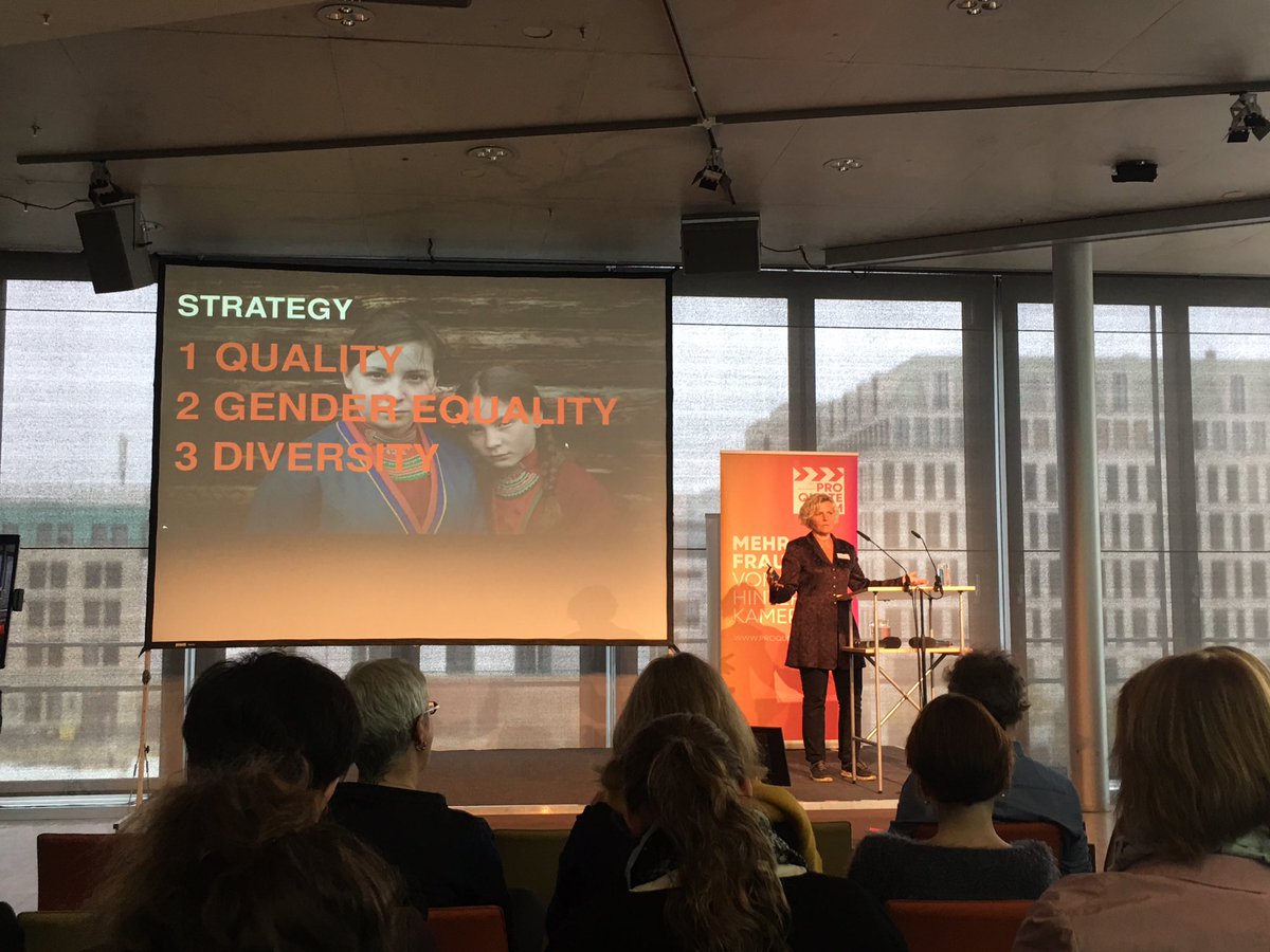 femmetastic_ig's tweet photo. Interesting Conference about #gender in #film  @PQFilm today in Berlin. Big disparities and more action needed by  #decisionmakers @BMFSFJ https://t.co/6Kje6e5Dao