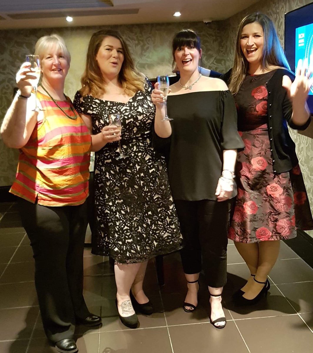 RcmPowys's tweet photo. Some of our members looking glam this evening for the #rcmparty #RCMConf18 πππ» https://t.co/vMxmrmwbF8
