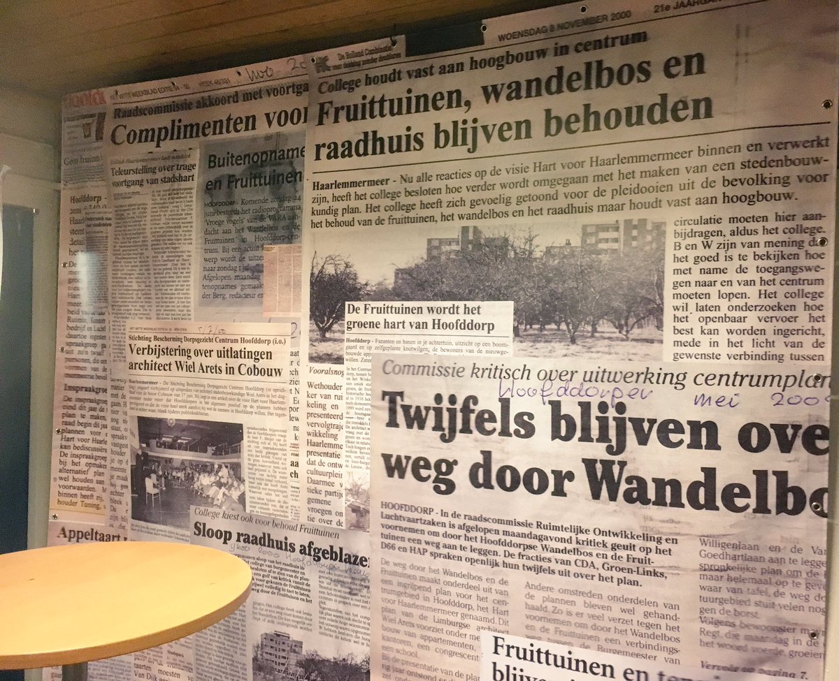 HAPHmeer's tweet photo. Het #openproces @HdorpCentraal is afgerond. Deze oude krantenkoppen laten zien wat uw stem op HAP waard was afgelopen jaren.
De HAP #belofte ‘behoud van het Wandelbos, de Fruittuinen en de sportvoorzieningen�� is gerealiseerd. Door úw inzet en die van ons.
#afspraakisafspraak https://t.co/7h0TJFsDz0
