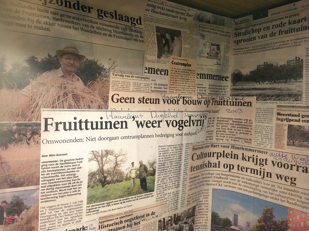 HAPHmeer's tweet photo. Het #openproces @HdorpCentraal is afgerond. Deze oude krantenkoppen laten zien wat uw stem op HAP waard was afgelopen jaren.
De HAP #belofte ‘behoud van het Wandelbos, de Fruittuinen en de sportvoorzieningen�� is gerealiseerd. Door úw inzet en die van ons.
#afspraakisafspraak https://t.co/7h0TJFsDz0