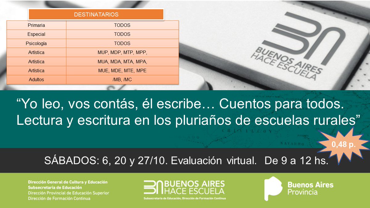 CiieAlberti's tweet photo. Todavía estás a tiempo! Inscribite! @BaheDfc  @ciieba https://t.co/ml4D3b1VYj
