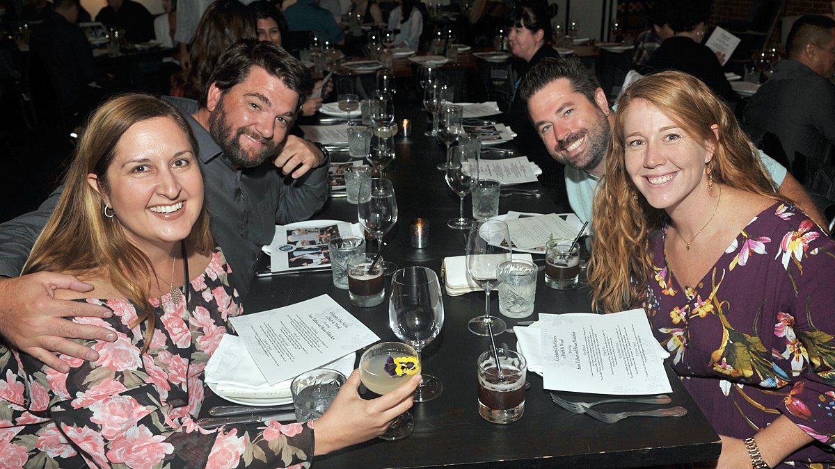 PacificSD's tweet photo. SPOTTED: Lucky guests at the Celebrity Chef Series dinner at #herbandwood were treated to a delectable dinner from @BrianMalarkey and @ChefSamTalbot, both of @BravoTopChef fame | Photos by #RickNocon | See more here: https://t.co/ExbhRiEFQI https://t.co/GOpsbaZycq