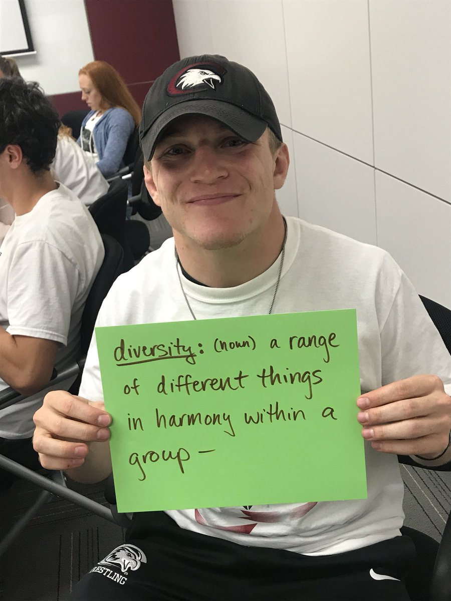 CscSaac's tweet photo. Here are some more Eagle definitions of diversity and inclusion! #NCAAInclusion #rmacinclusion #inclusionelevated @csceagles @RMAC_SPORTS https://t.co/9RdLxkTCZK