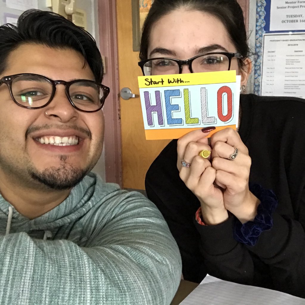 eramosp's tweet photo. #jillianscards #passiton #NPHSStartWithHello so fun! https://t.co/Qo3OrvSM2R