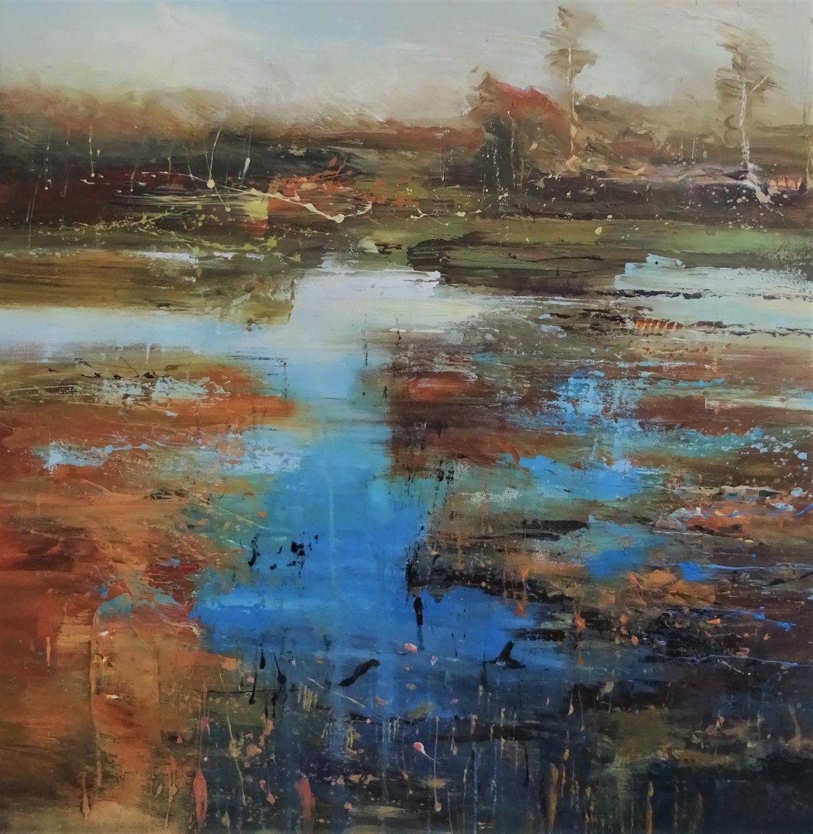 Autumn paintings, preparations on the way for a number of exhibitions .Best time of the year!