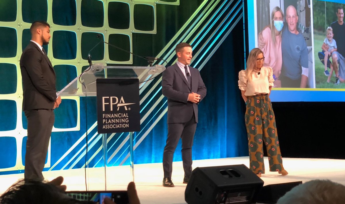 Kate__Healy's tweet photo. Powerful story from the Longos on how @PowerProBono #ProBono4Cancer helped them get control of their finances after 3 bouts of cancer. #FPAConf18 https://t.co/l3wpXdISfE