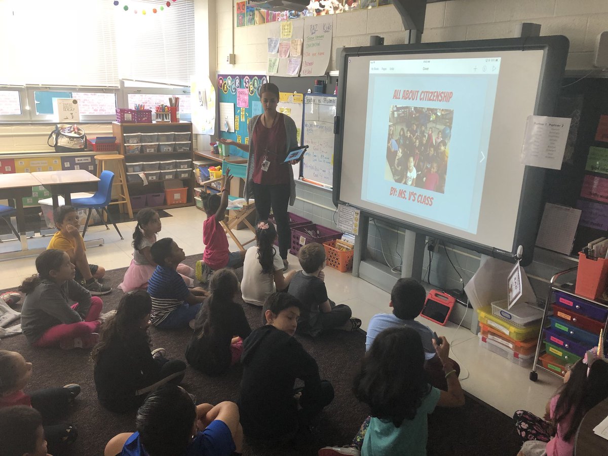 MsPrebeck's tweet photo. My 2nd grade team rocks! Introducing @BookCreatorApp AND  @apple Clips so their Ss can have #voiceandchoice in their Citizenship #PBL #flexibletools #loudounpl @SullyES_LCPS @Abearin2nd @MsVespestad @MissJParry @MsChandlerELL https://t.co/zBXVLlXkiB