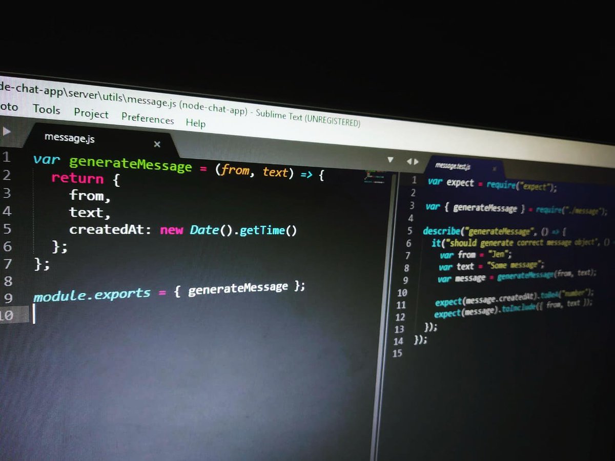 rohanxsharma's tweet image. Day 44 - Created generateMessage utility and added test cases using mocha.
#100DaysOfCode #Day44
#instacode #hack #web #webdesign #webdeveloper #webdevelopment #frontend #backend #fullstack #blockchain #motivation #algorithm #hacking #authentication #security #programming #js