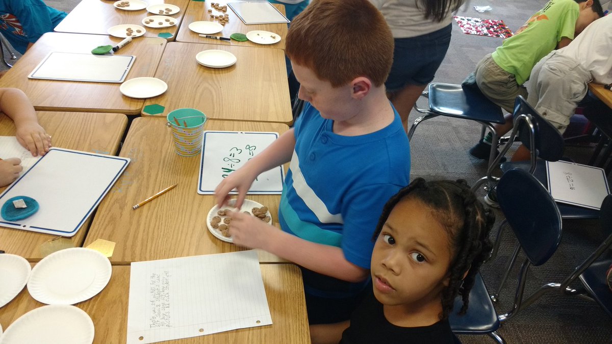 These sweet friends were taking there conceptual learning of math to the cookie jar 🍪. I love it when kids get to apply their learning in a memorable way! #ownyourimpact #ecsdfl #legacyoflearning