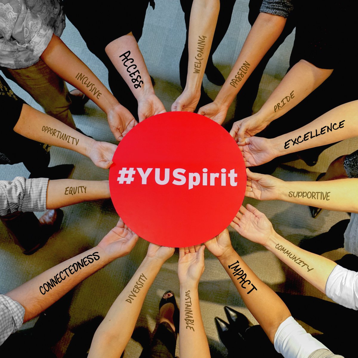 ❤️ Happy Red &amp; White Day #YorkU from all of us in the Communications and Public Affairs Division! #YUSpirit