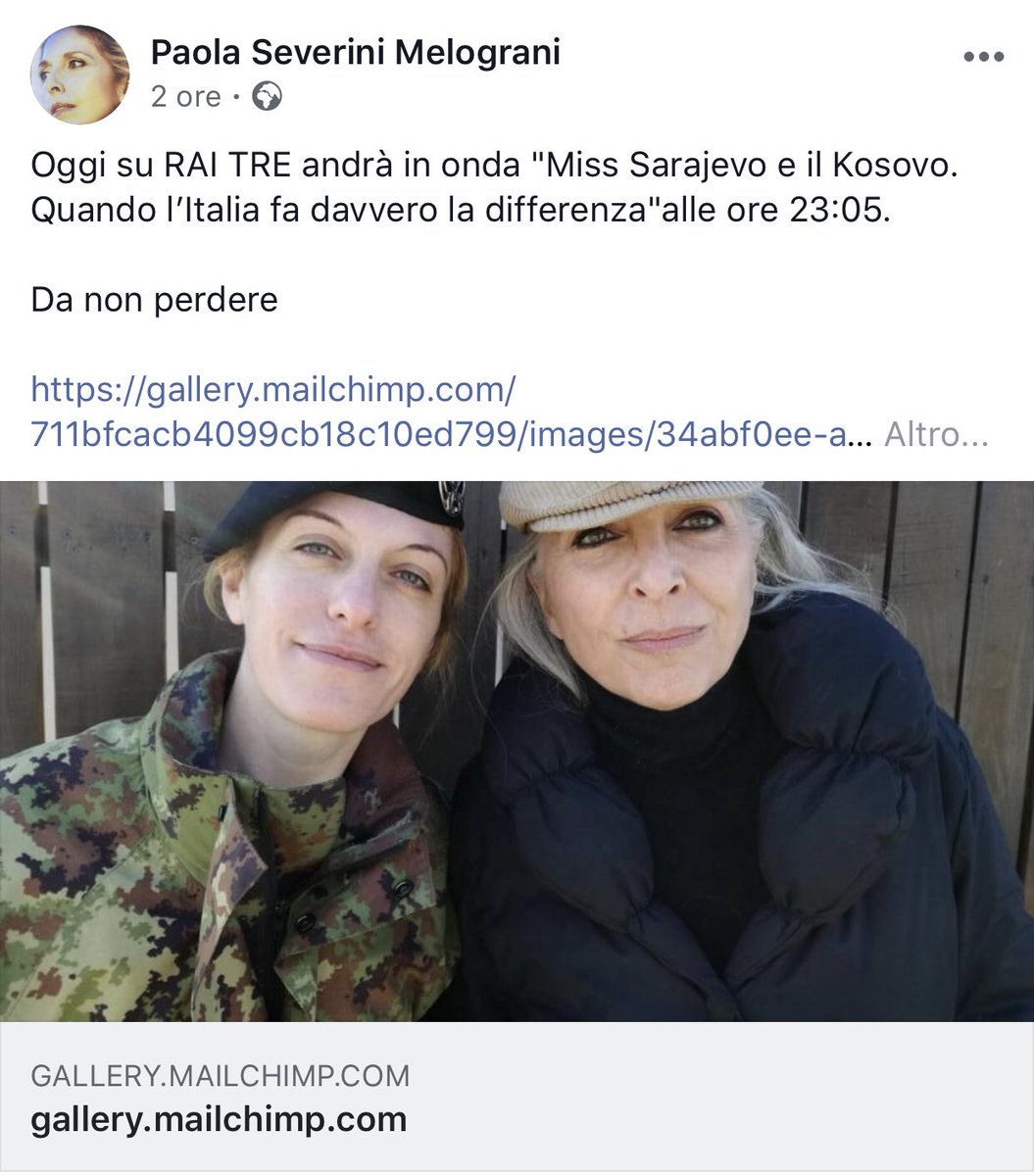 Su <a href="/RaiTre/">Rai3</a> ore 23:05 “Miss Sarajevo e il Kosovo. Quando l’Italia fa la differenza”