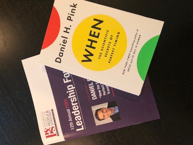 recruitment_DLL's tweet photo. The HR team attended the PSPS Leadership Forum with bestselling author Daniel Pink! Had an awesome morning learning about the secrets for mastering time. #lifeatdll #workingatdll #danielpink #PSPS #PSPS2018 #PSPSLeadershipforum #leadership #networking #DLL #proudmember https://t.co/Y72nCfRW2J