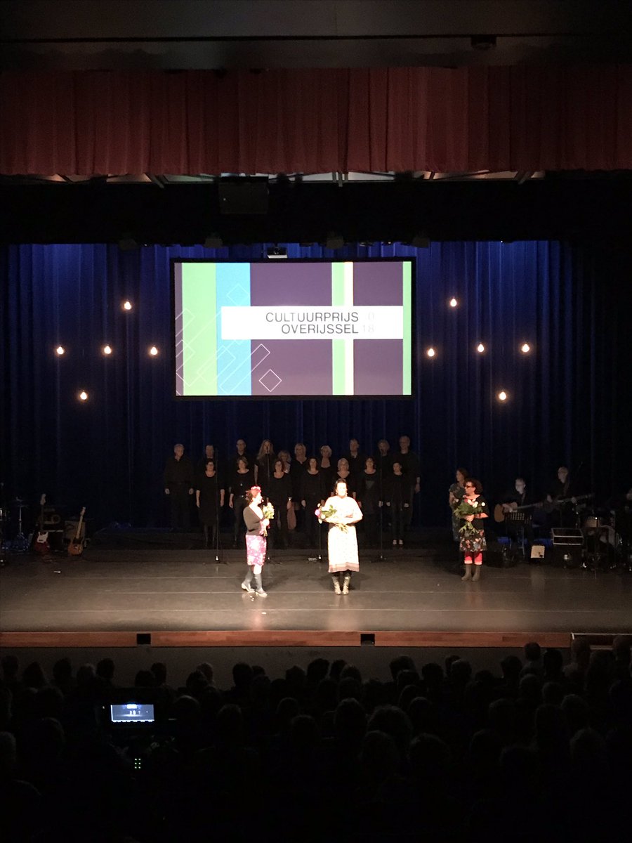 Yes! We zijn gestart! Uitreiking Cultuur en Talentprijs Overijssel 2018! #CPO18