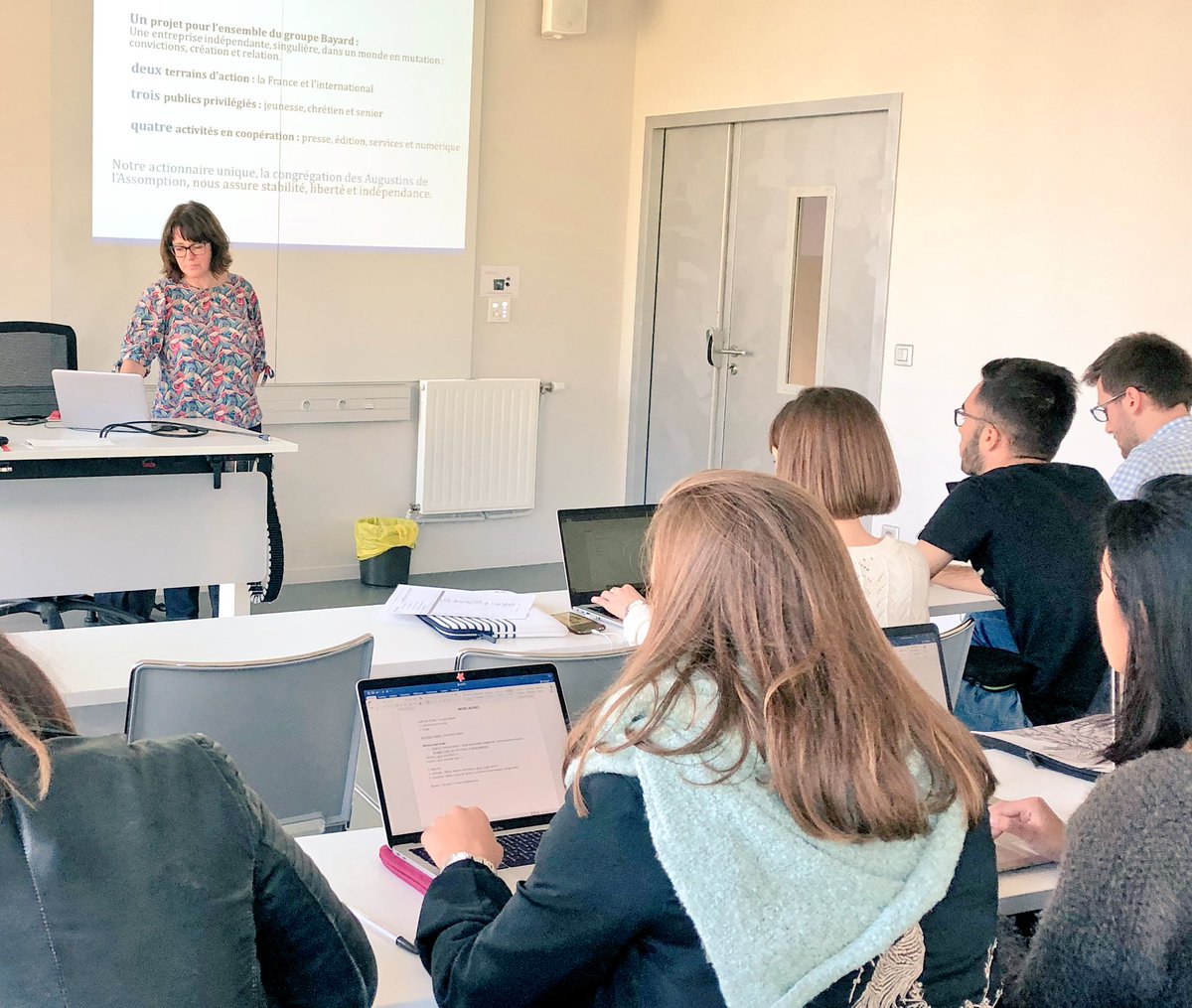 EstellePrusker's tweet photo. #brief #microagence #Etude #media @audencia_com : merci à @OuestFrance @Bayard_Editions @FCNantes pour ces 3 beaux sujets ! Rdv le 6/12 au #mediacampus pour découvrir les résultats ! https://t.co/GrGhPiBhSM