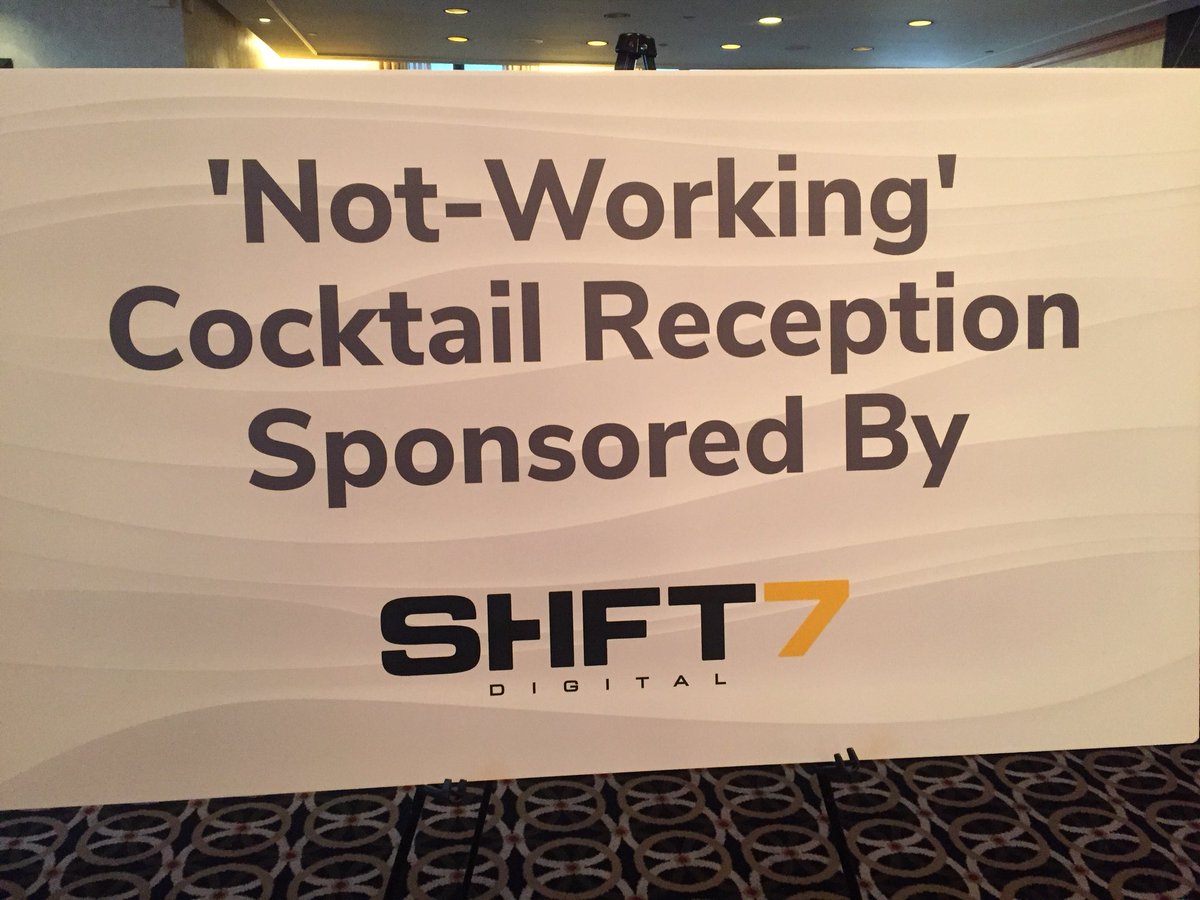 Inriver_PIM's tweet photo. The last networking occasion at the first #PIMpoint18 Americas sponsored by @Shift7_Digital 🍸 https://t.co/GN0rX4lSSy