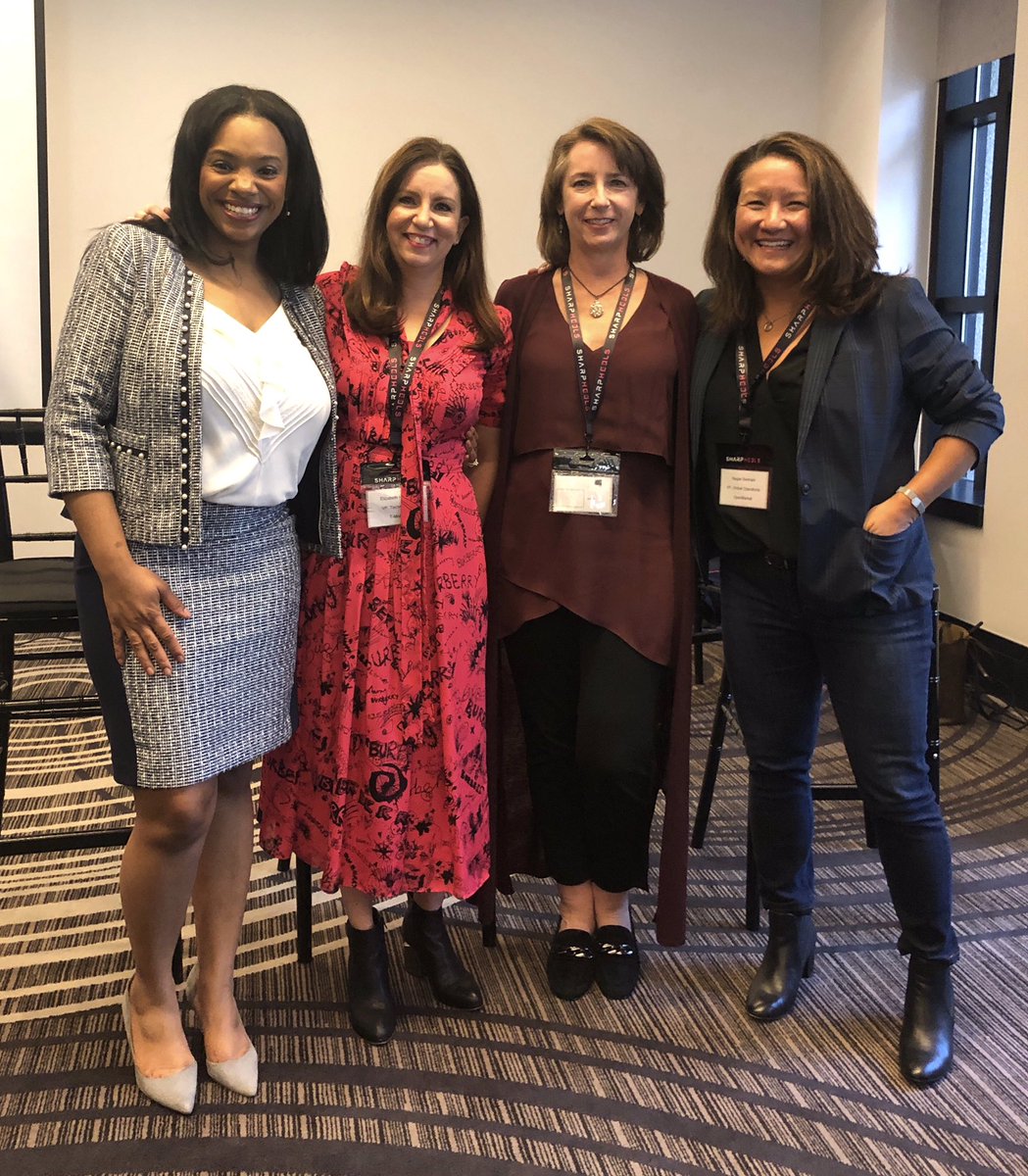 Had an amazing time <a href="/SharpHeels/">SharpHeels</a> Seattle today with <a href="/Seujan/">Seujan Bertram</a> of <a href="/openmarket/">OpenMarket, an Infobip Company</a> and #MeganFerland of <a href="/GirlScoutsWW/">Girl Scouts of WW</a> discussing career obstacles, being brave and so much more. Honored to be in their company and learn from their experiences! <a href="/tmobilecareers/">T-Mobile Careers</a> #BeYou #AreYouWithUs