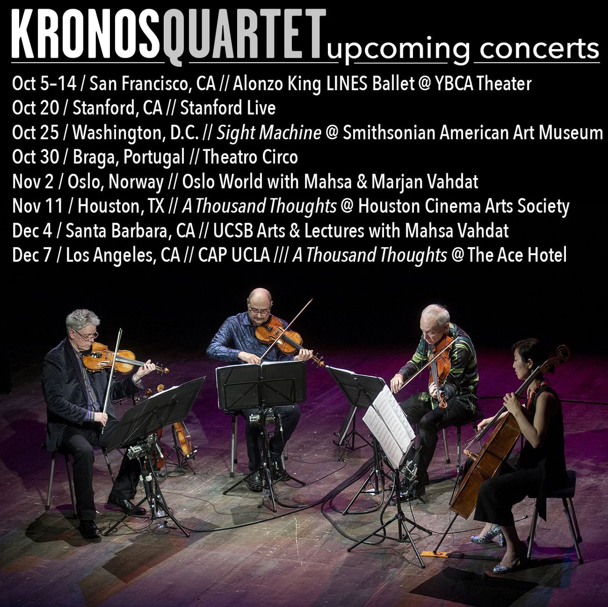 Kronos Quartet tweet media