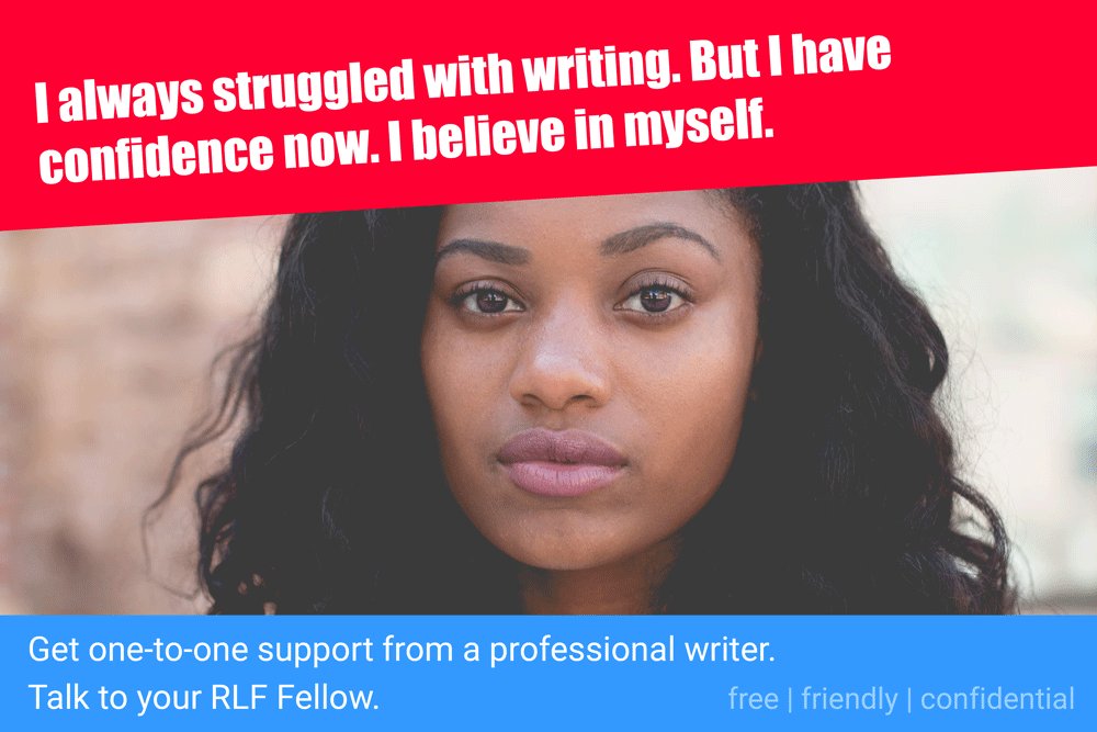 'I have confidence now.' Take your academic writing to the next level with your RLF Fellows: ht.ly/R0XN30m3pDI #YourLibrary @LibraryDMU