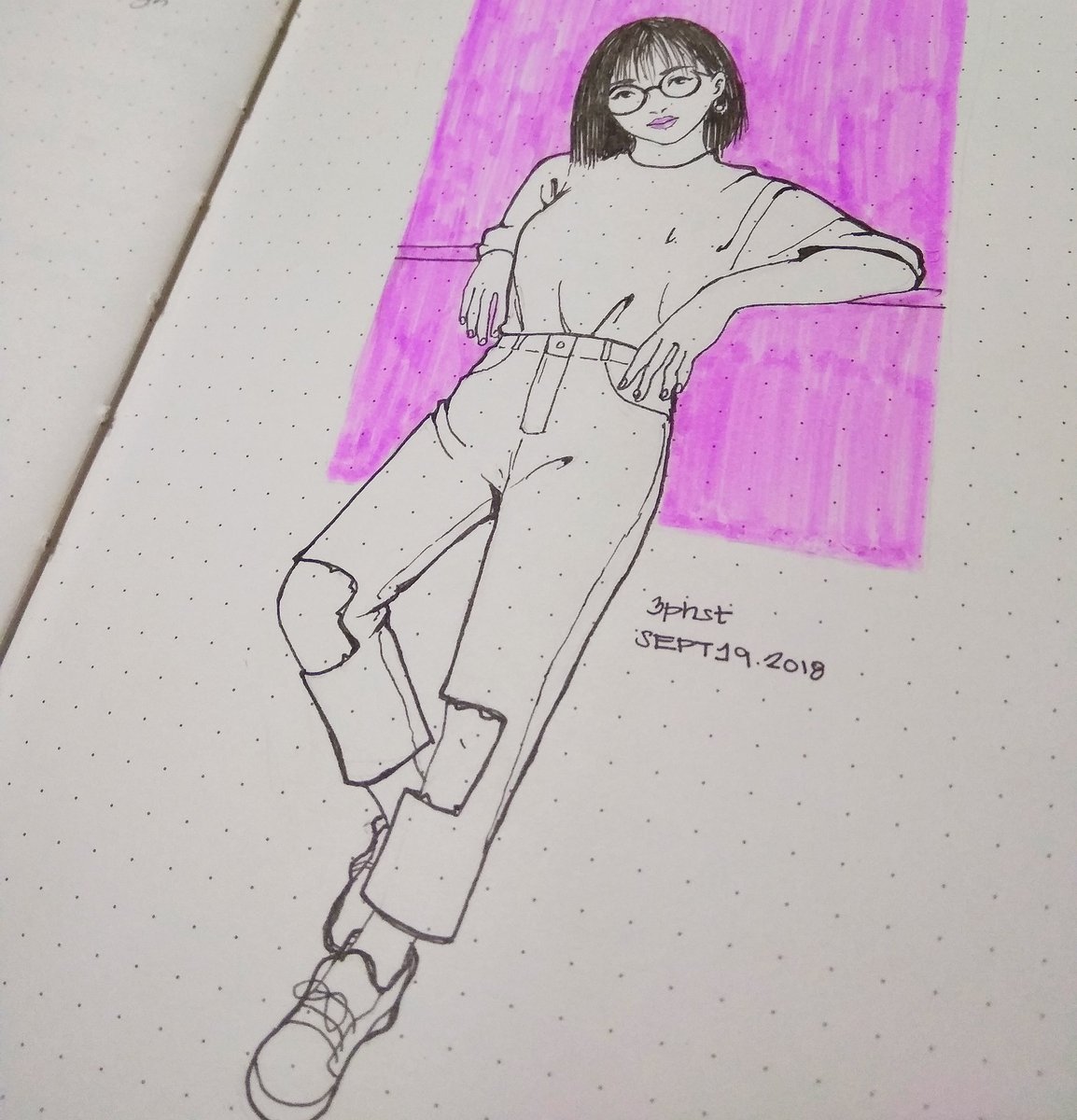 marsnickers's tweet photo. #inkseries practice "girls" https://t.co/C7X1pksYD1
