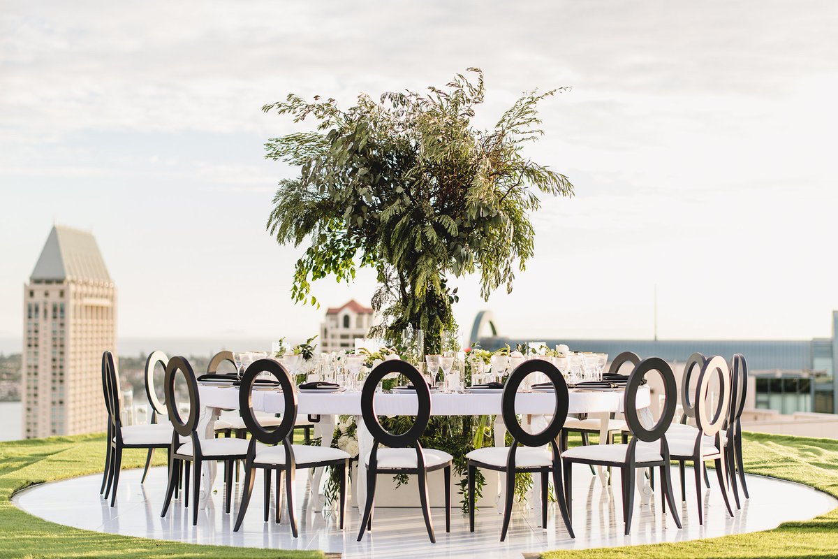 BrightRentals's tweet photo. Just a little dinner on a #helicopterpad overlooking downtown #SanDiego! Thank you for having us, Lavish Travel! #eventplanner #eventplanning #stunnerevents #sdlife #californialiving #destinationevent https://t.co/nAyae0f7qD