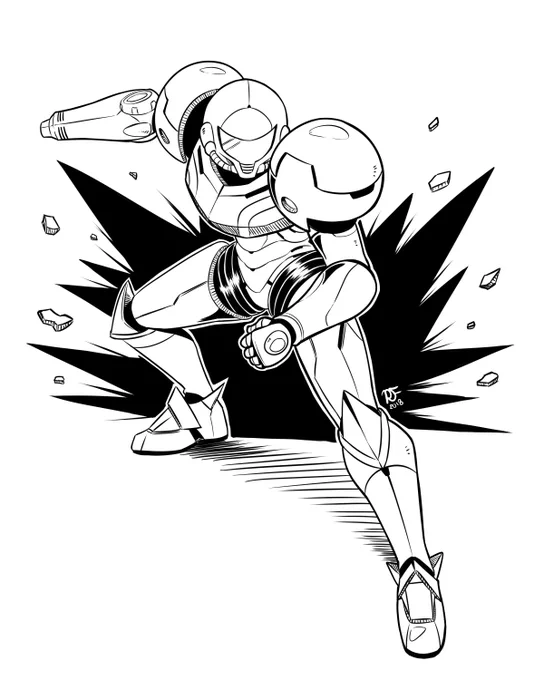 Day 4 - Samus
#inktober2018 #SuperSmashBrosUltimate 