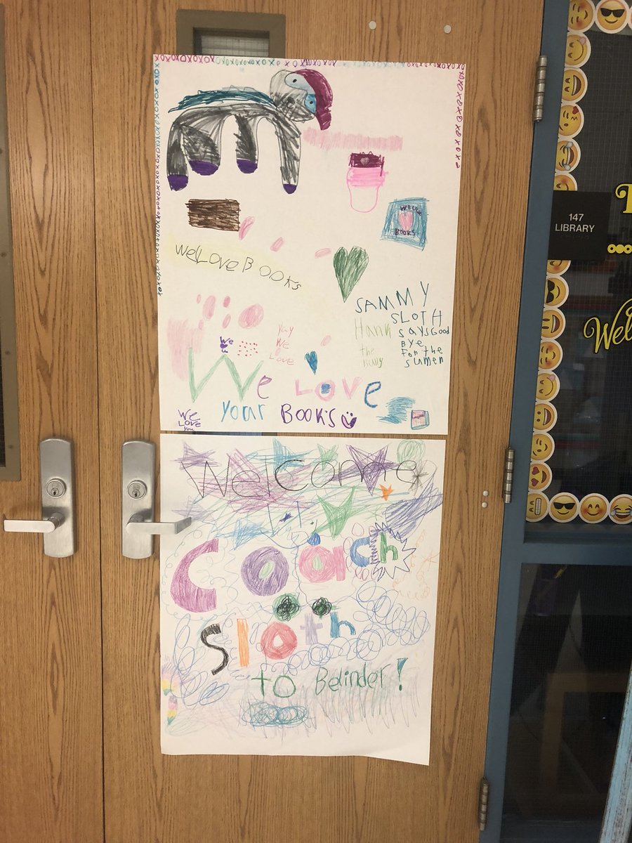 RICAMUDD's tweet photo. @sloth_sammy, Belinder is ready for you tomorrow!! #excited @wendyoteaches @belinder_prin https://t.co/7AadWRBc9f