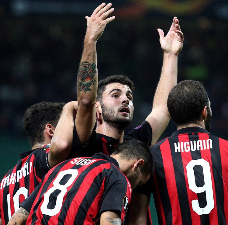 #SanSiro 💪🏼💪🏼💪🏼 #Milan #EuropaLeague <a href="/acmilan/">AC Milan</a> <a href="/EuropaLeague/">UEFA Europa League</a> 🔴⚫️