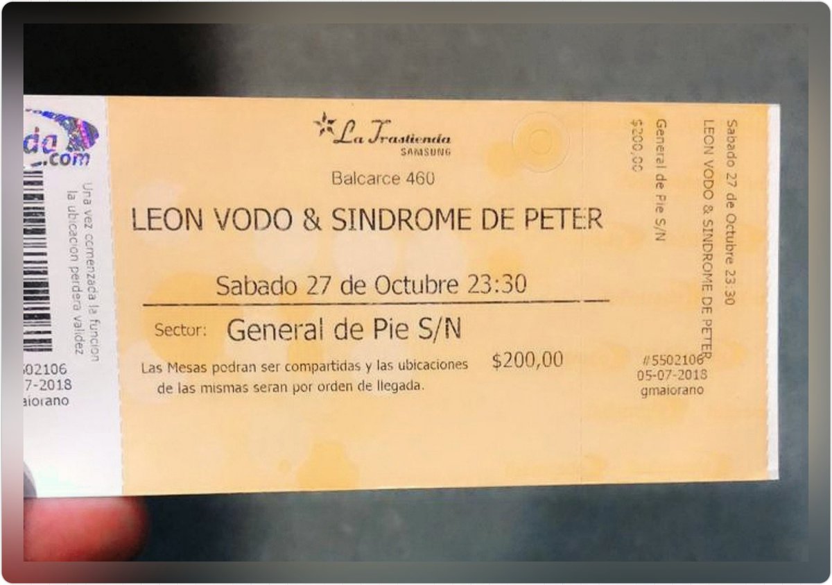 IliZanuzzi's tweet photo. 💥 💣 💥 ESTALLAAAA 💥💣💥 @LaTrastiendaBA con @ElSindromePeter !!!! 🎶 🎉🎸🎤
🔊 27/10 ⚠️Quedan Pocas Entradas⚠️
#ElSindromeEnLaTrastienda #YaTengoMiEntrada #23DíasYDescontando https://t.co/JUNe9wSnvE