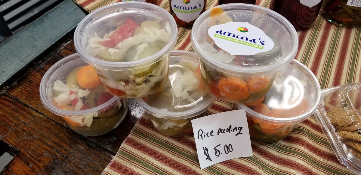 Very proud of Ms
 Amina who just launched her business at the Reading Terminal market