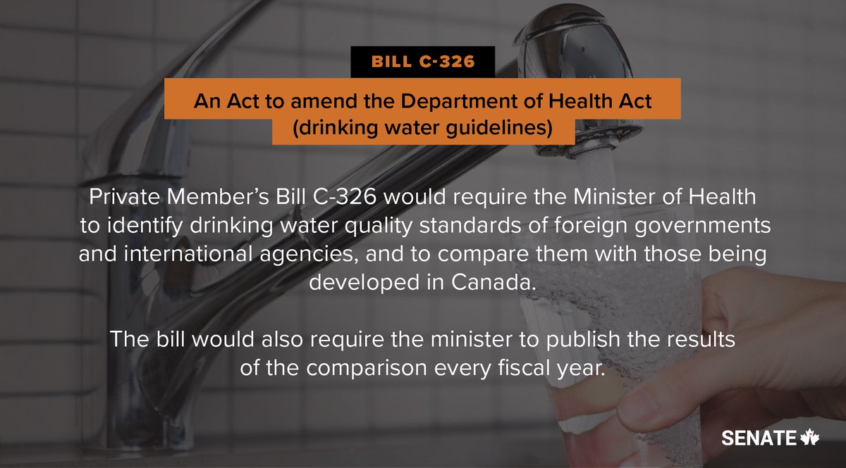 SenateCA's tweet photo. Bill #C326 has been introduced at first reading in the Senate: https://t.co/V5PfWfSAMg #SenCA #cdnpoli https://t.co/Jss2E60BdT