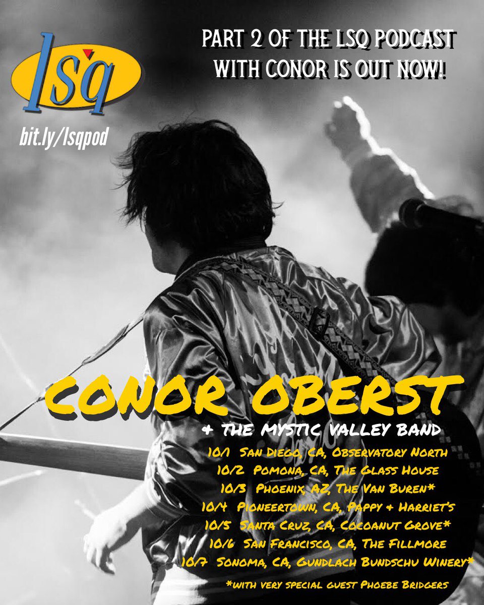conoroberst's tweet image. Part 2 of Conor’s conversation with @jennylsq is out now. iTunes: bit.ly/lsqpod Spotify: bit.ly/lsqspotify Soundcloud: m.soundcloud.com/jennylsq-1/con…