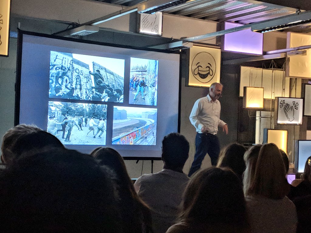 scarletgeek's tweet photo. Exploring the two sides to every wall, both physical and technological. Provocative and insightful stuff #lostlectures @itwitius https://t.co/O8Gmd6xOVS