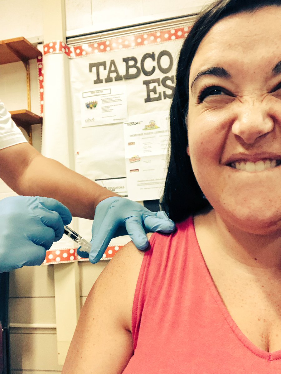 CedarmereLib's tweet photo. Flu shot clinic for staff at CES this afternoon! https://t.co/FHrvM0nRHB