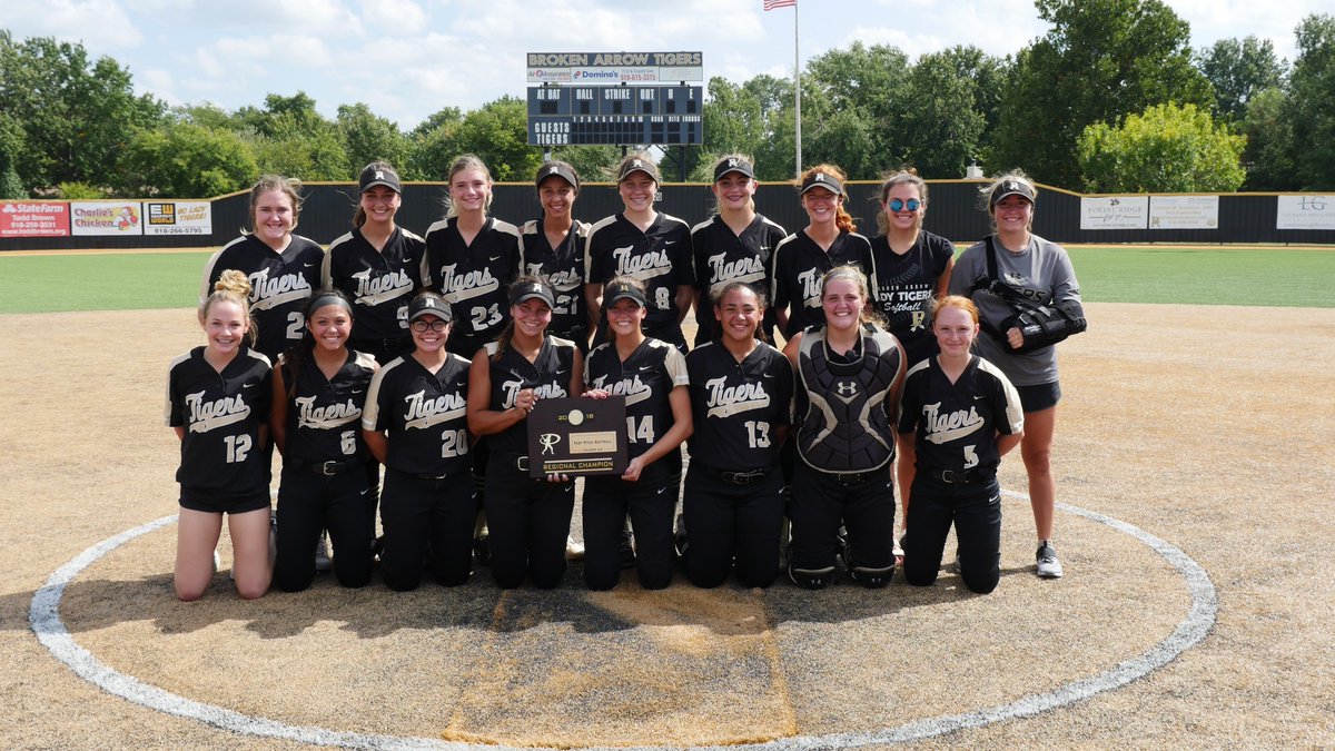 Lady Tigers advance to state softball tournament with 11-2 regional win over Bixby. Congratulations <a href="/BATIGERSOFTBALL/">Lady Tiger Softball</a>  #OnToState